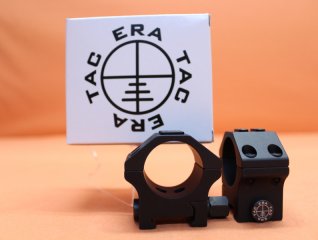 Era-Tac Montageringe 30mm (T5003-0010) mit Mutter, Alu schwarz, BH=10mm für Picatinnyprofil
