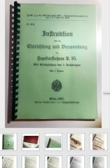 DINA4 Reproduktion Bedienungsanleitung Dienstvorschrift Gewehr Mannlicher M95 Österreich 8 x 56