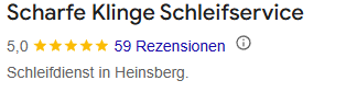 Professioneller Messerschärfer, Messerschleifer