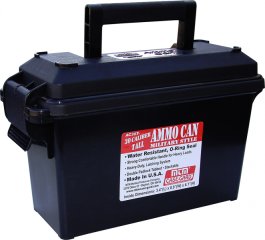 NEU MTM AC30T Ammo StorageCan Military Box 13x28x18cm Munitionskiste Transportbox abschließbar BLACK