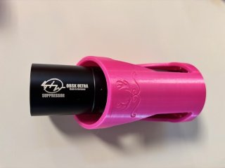 Schalldämpferhalter Prechtl magnetisch pink Ø65mm