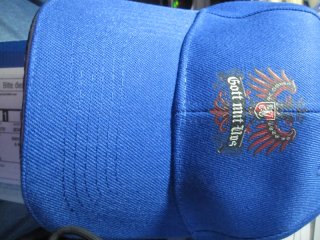 -10 % GOTT MIT UNS-Baseballcap blau