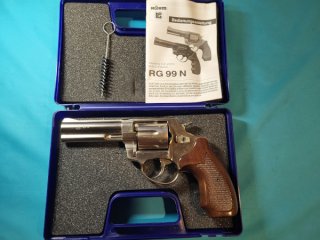 Neuw. Röhm RG 99 N Nickel-Holzgriffe, PTB 597