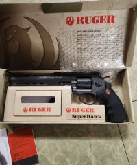 Umarex Ruger SuperHawk 8Zoll Lauf 6mm BB C02 Softair schwarz 3 Joule