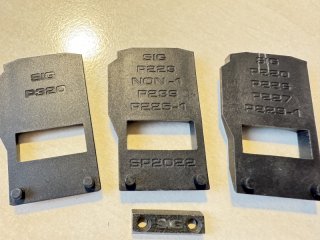 Red Dot Montageplatte Sig P320,P220,P226 Romeo1