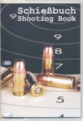 Schießbuch | Schiessbuch für Sportschützen mit PVC Schutzhülle - Motiv Bullet