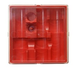 LEE #90791 3 DIE BOX RED | Aufbewahrungsbox für dreiteilige Matrizen (ohne Inhalt) z.B. Hornady RCBS