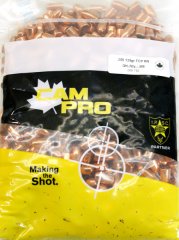 500 Stück NEUE CAMPRO Geschosse .355 9mm 135gr 8,7g RN FCP TOP Präzision FCP Full Copper Plated IPSC