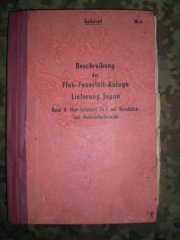 Antiquarisches Buch:Beschreibung der Flak Feuerleit anlage Lieferung Japan 1943 - Geheim
