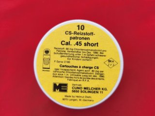 Cuno Melcher Gaspatronen Cal. 45 Short 10 Stück