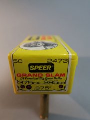 50 SPEER-Geschosse Grand Slam, 285gr=18,47g, Kaliber .375 #2473