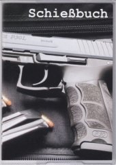 Schießbuch | Schiessbuch für Sportschützen mit PVC Schutzhülle - Motiv Heckler & Koch P30L