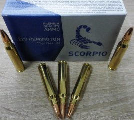 Munition STV 223rem VM 5,56x45 55gr
