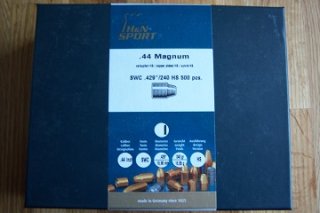 500 St. H&N Geschosse 44 /.429- 240 gr. SWC