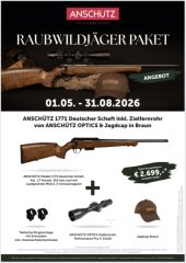 Aktionspaket: Anschütz 1771 .17Hornet M15x1 51cm mit 3-15x50