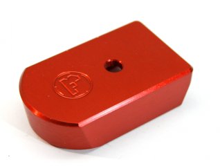 ALU Magazine Bottom / Magazinboden ROT für CZ Shadow 1 / SP-01 18er 9mm 9x19 Magazin w.o. Funnel