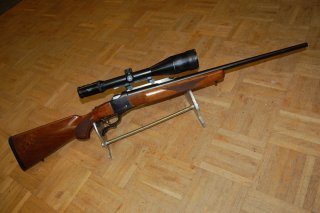 Fallblockbüchse Ruger No.1 im Kal .300WinMag + ZF Kahles 3-12x56 Abs 1 auf Festmontag u.Bestzustand