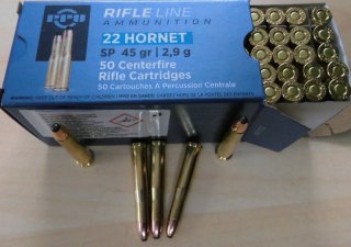 Munition PPU 22 Hornet