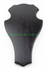 Trophäenschild Hirsch Eiche Dunkel Halbrund Versandkostenfrei 01512-33