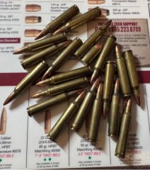 Konvolut Deko-Munition: 19x Kaliber .223 Rem & 1x Kaliber 9mm – Insgesamt 20 Stück