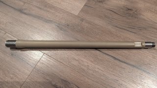 Accuracy International AT AX .308, 20-Zoll-Lauf, hellbraun, 460 Schuss abgegeben