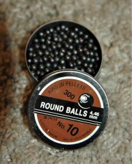 600x Round Balls no.10 VZ47 Haenel 310 49a Anschütz 4,46mm Blei