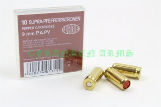 Wadie Supra-Pfefferpatronen 9mm P.A. 10Stück 48006000