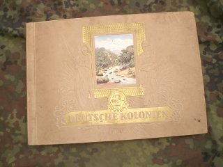 Antiquarisches Buch: altes Sammelbilderalbum - Deutsche Kolonien