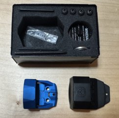 SHIELD RMSx Reflex Mini Sight XL-Linse Electric Blue 4 MoA, IPSC BDMP