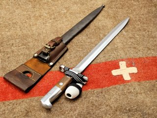Schmidt Rubin Bajonett M1918 Paradebajonett Appenzell
