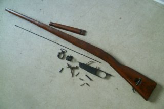 Ersatzteile und Schaft FAT Carcano