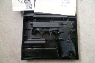 Pistole Walther P38-K 9mm Luger mit Wechsellauf 7,65mm Para