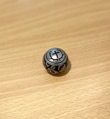 KAMMERGRIFFKUGELmit stilisiertem Hubertushirsch - Boule de levier St Hubert