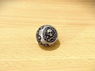 KAMMERGRIFFKUGEL mit Totenkopf - Boule de levier "Skull"