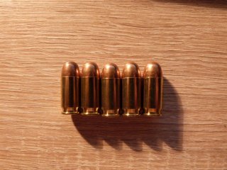 Dekomunition .380ACP, 5 Stück,VM Messinghülse