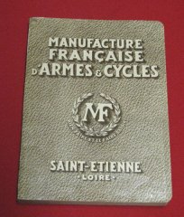 Alter Katalog Manufacture Francaise d Armes & Cycles / Französische Waffen- und Fahrradherstellung