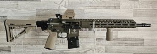 Neuware vom Fachhandel - Schmeisser AR15 M4FL 14,5" OD Green Sondermodell MAGPUL .223Rem mit Optik