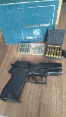 Geco P35 Cal. 35 PTB 456 m. Zubehör top gepflegte Schreckschusspistole selten !!!