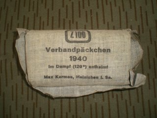 Wehrmachts Verbandpäckchen 2. Weltkrieg