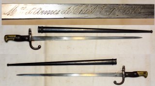 französisches Gras Bajonett 1874