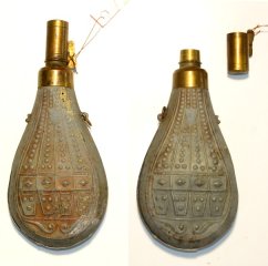 original Pulverflasche, Zinkblech