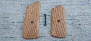 Paar Griffschalen mit schraube MP44, Stg.44, Holz -TOP Repro !!!