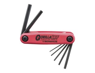 BONDHUS - GORILLA-GRIP - InnensechskantKlapphalter METRISCH 7-Schlüsselgrößen: 1,5/2/2,5/3/4/5/6mm !