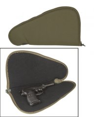 Pistolentasche Oliv SMALL (30cm)- gefüttert + abschließbar - Pistol Case Futteral Waffentasche