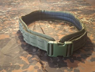 Gun Belt, Oliv, Lasercut MOLLE