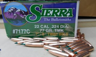 .22/.224/77 grs #7177# Sierra TMK Geschosse 100 stk. # SSZ Berka