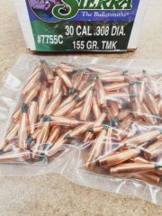 .30-308/155 grs #7755# Sierra TMK Geschosse 100 stk. # SSZ Berka