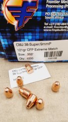 9/121grs. Frontier CFP Extreme Match Angebot !! 1000 Stk. # SSZ Berka