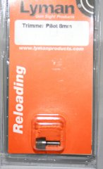 Lyman Trimmer Pilot | METRISCHE Kaliber: #26 6,5MM(.264) #24 6MM #28 7MM(.284) #8MM #9MM #36 9,3MM