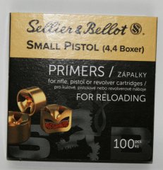 Sellier&Bellot Zündhütchen Small Pistol S.P. 1.000 Stück > S+B S&B ! Endlich lieferbar ! 4,4SP Boxer